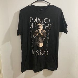 Panic at the disco tour tee size M pre-owned